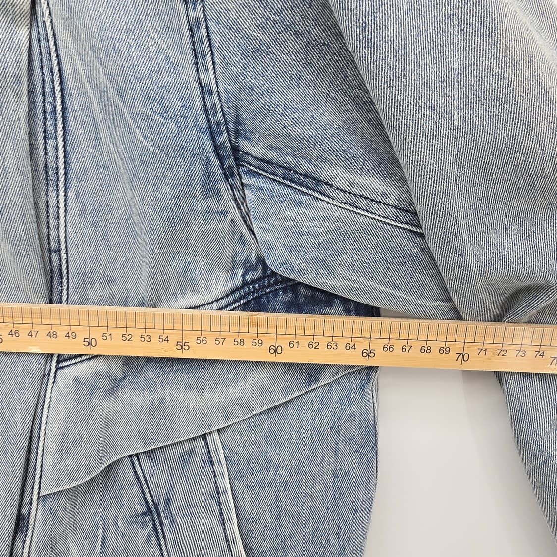 IL CORSO 데님 집업 자켓 0XL 오버핏 빈티지 데님자켓 상품이미지4