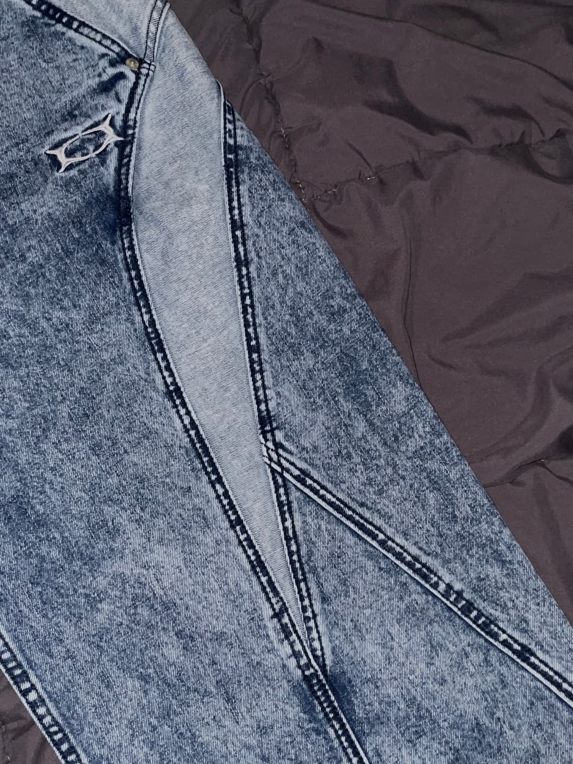 크리틱 절개 데님팬츠 상품이미지3