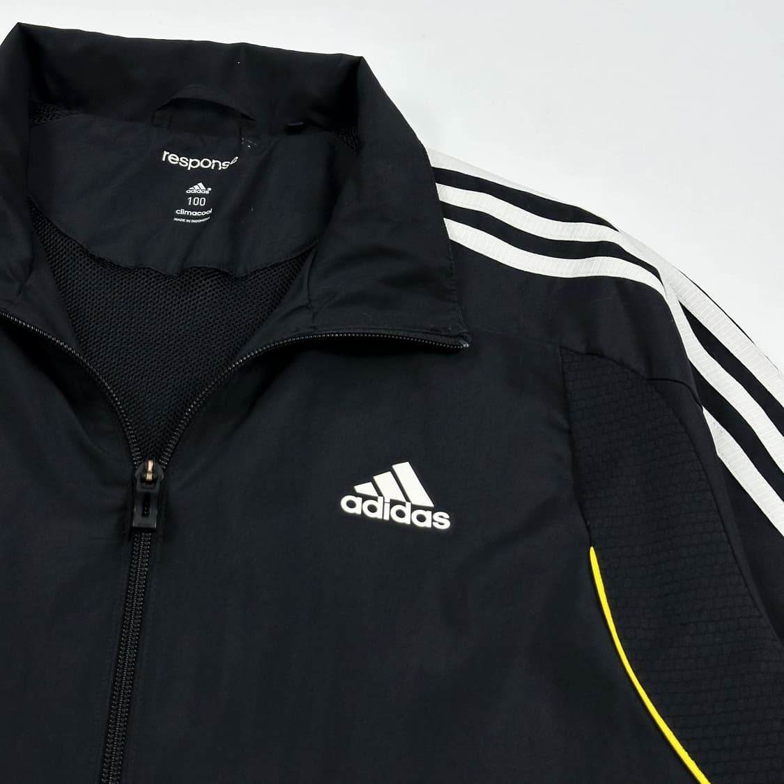 아디다스 오리지널 삼선 블랙 바람막이 자켓 (L) 상품이미지3