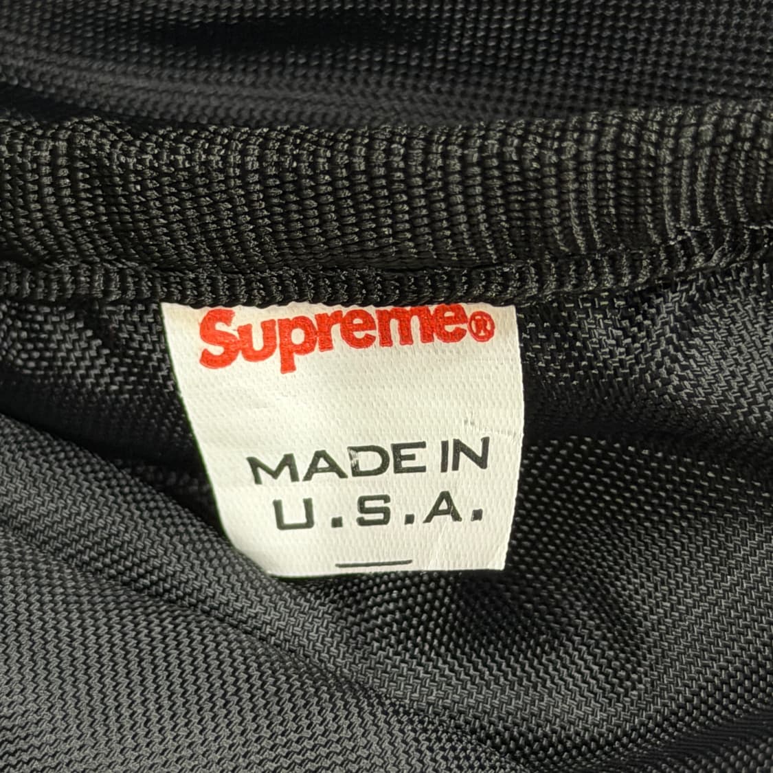 09FW 슈프림 드로우스트링 복조리 백팩 가방 체크 레드 상품이미지4