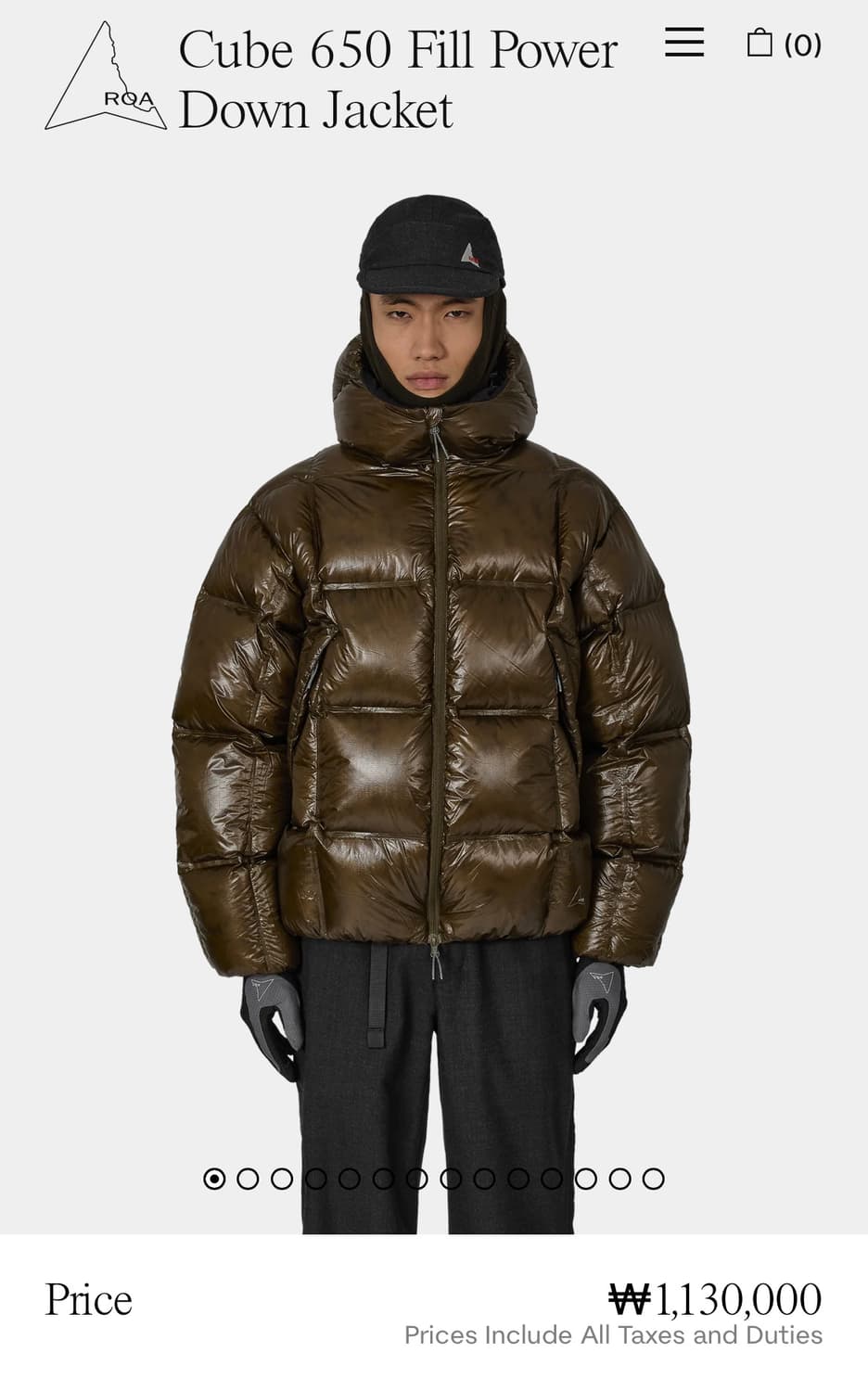 [L]로아 하이킹 25fw Cube 650 Fill Power 다운 패딩 상품이미지10
