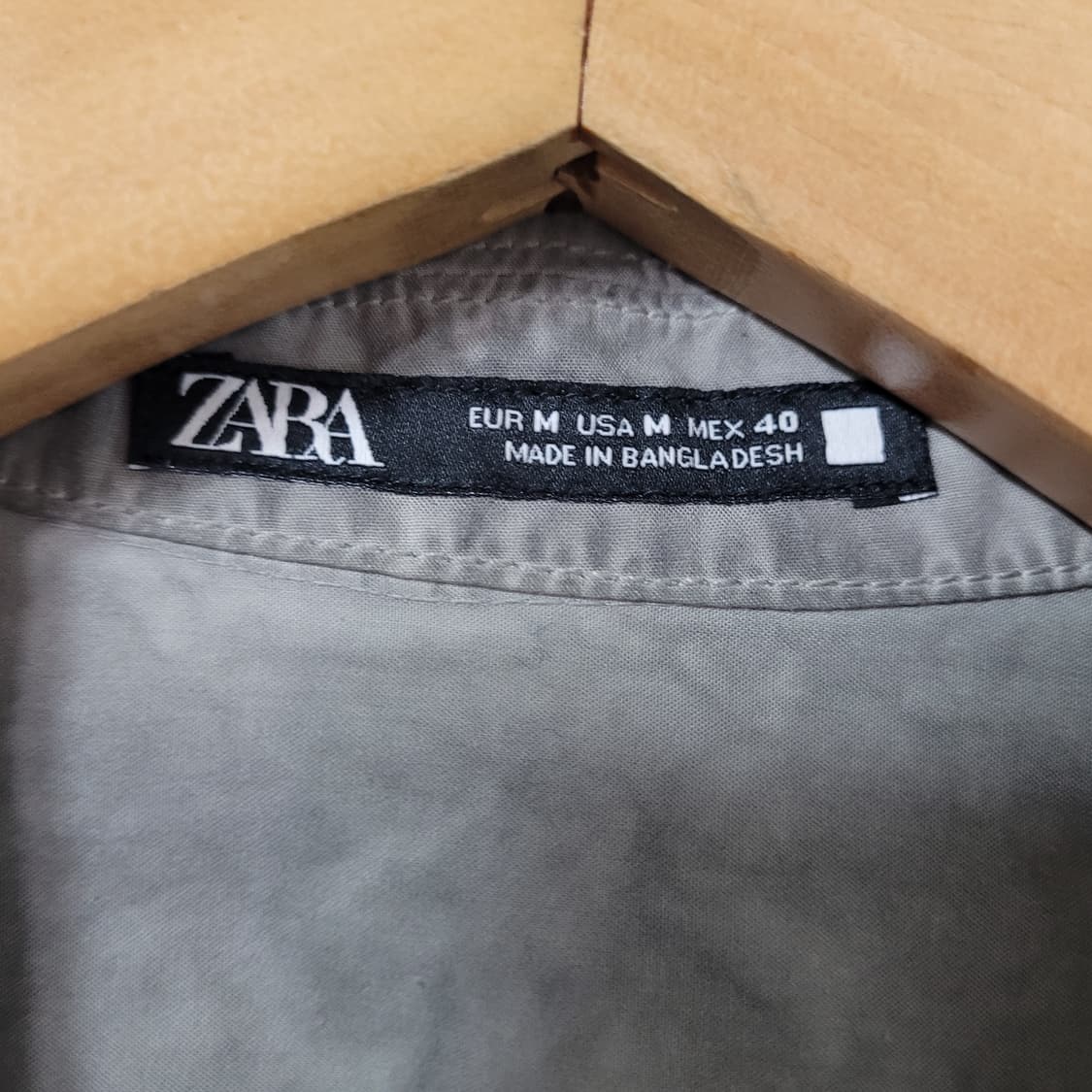G617 [M] 자라 워싱 반팔 남방 셔츠
 상품이미지3