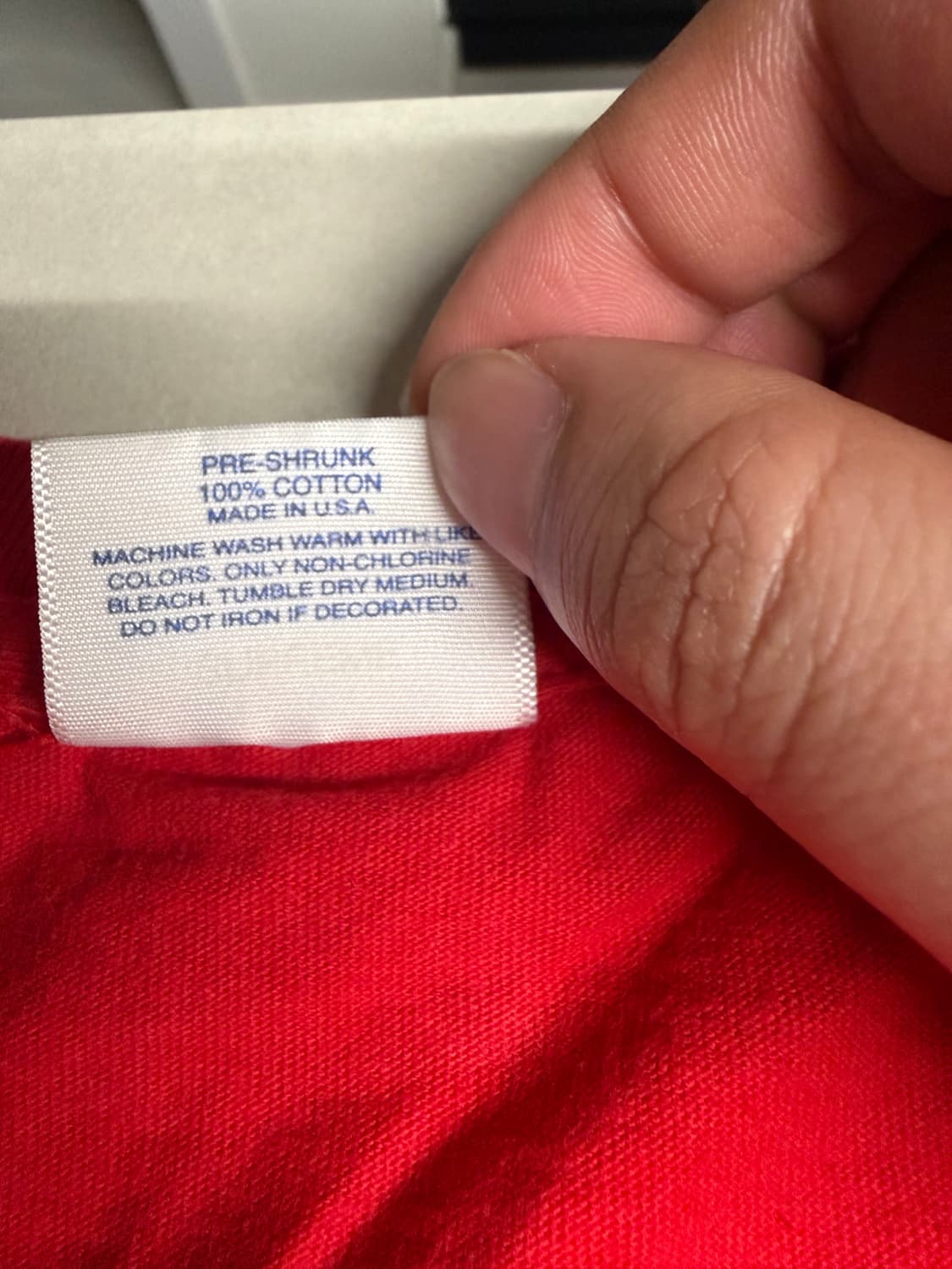 꼼데가르송 슈프림 롱슬리브 긴팔티 Made in USA🇺🇸 상품이미지2