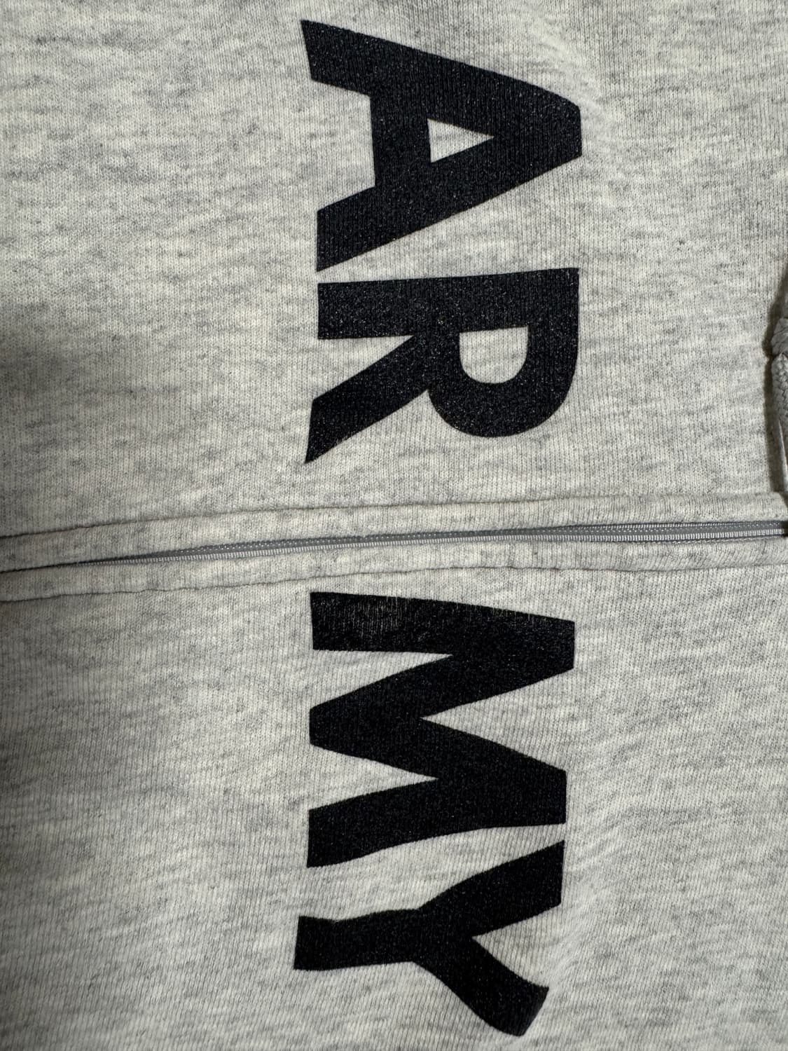 빈티지 Army 후드 집업 미육군 상품이미지3