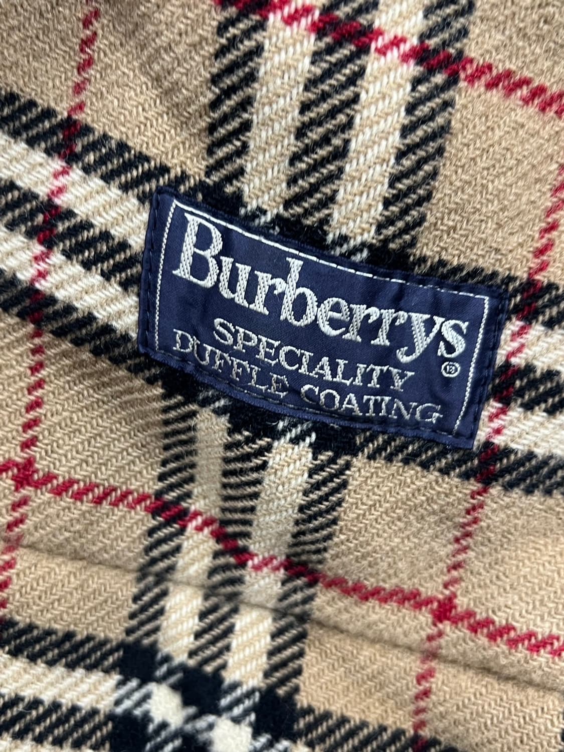 버버리 안감 체크 후드 떡볶이 코트 더플 코트 상품이미지4