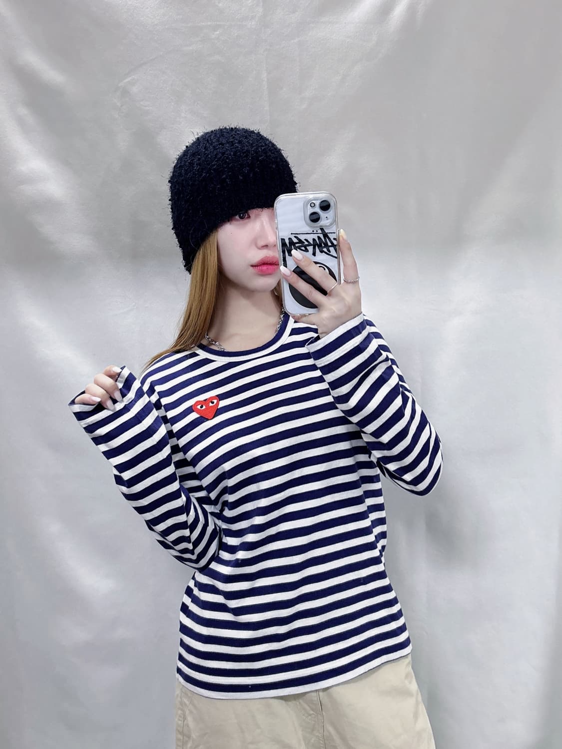 꼼데가르송 하트와펜 슬리브  상품이미지2