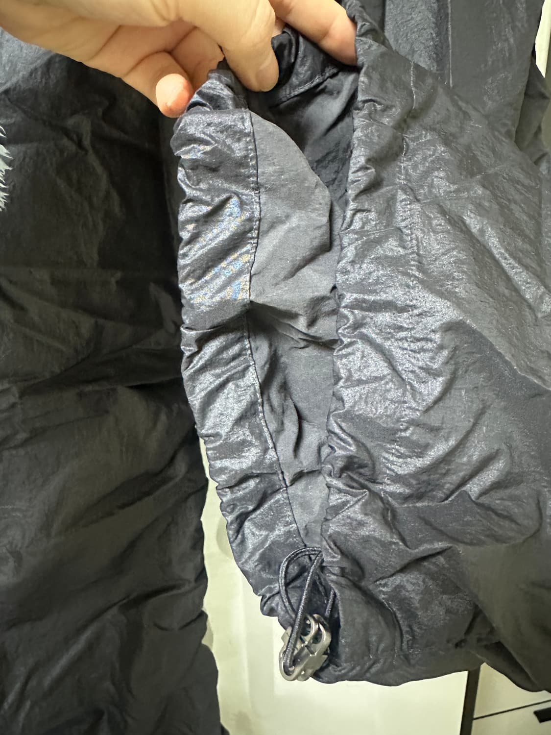 우영미 셔링 나일론 팬츠 46 상품이미지4