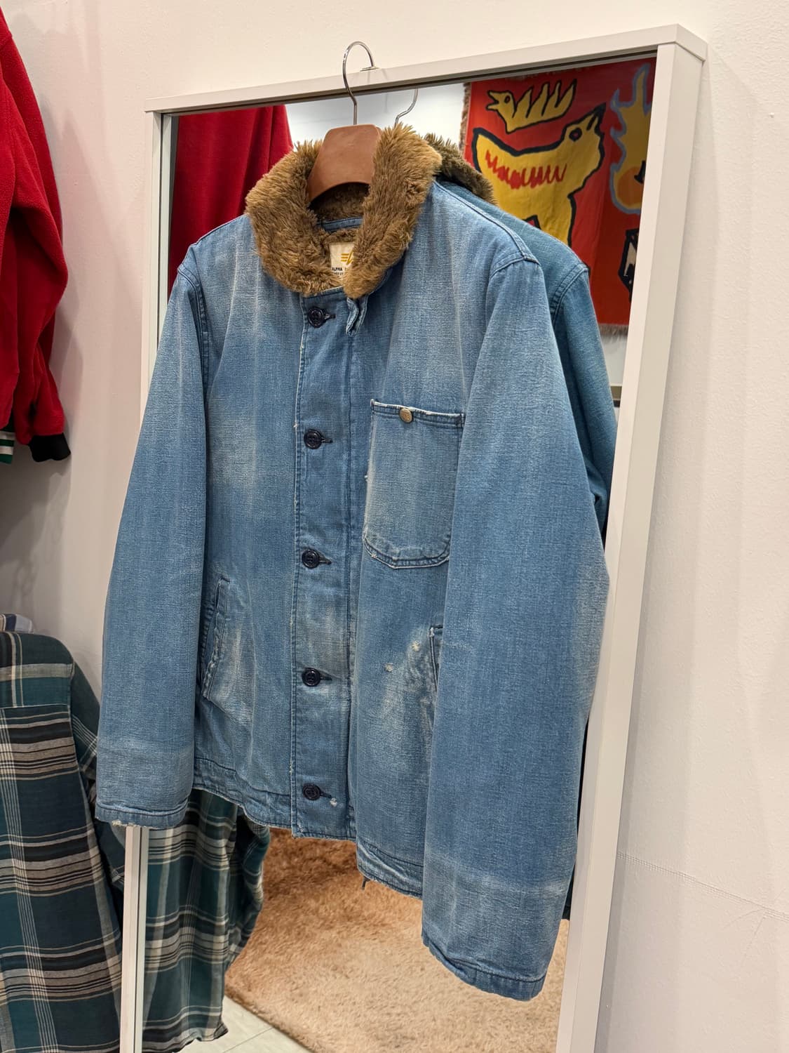 Alpha Industries & Lee 스톰라이더 N-1 데님 덱 자켓 상품이미지1