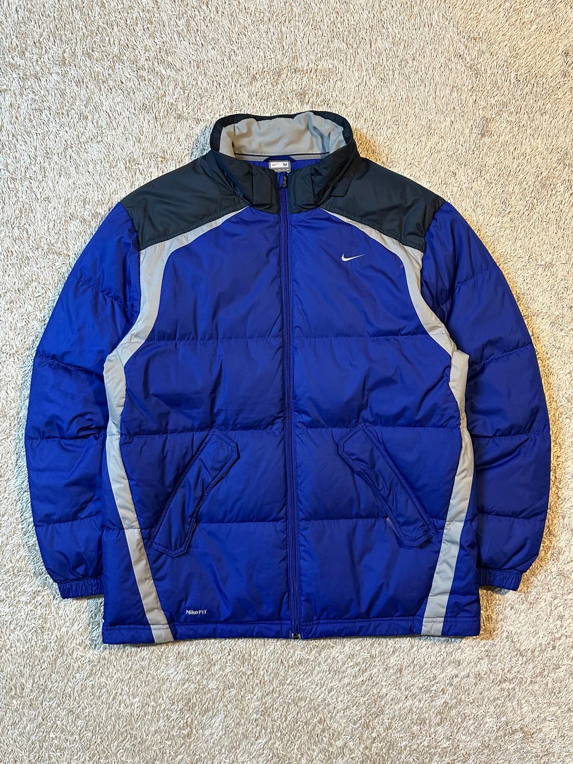 나이키 올드스쿨 스우시 배색 덕다운 푸퍼 패딩 상품이미지1