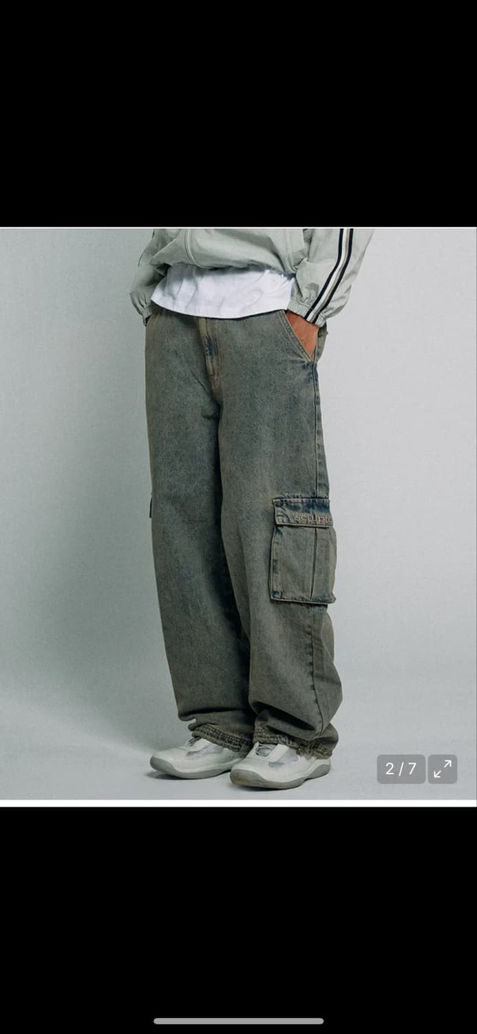 스컬프터 카고 조거 팬츠 빈티지 그린 상품이미지1