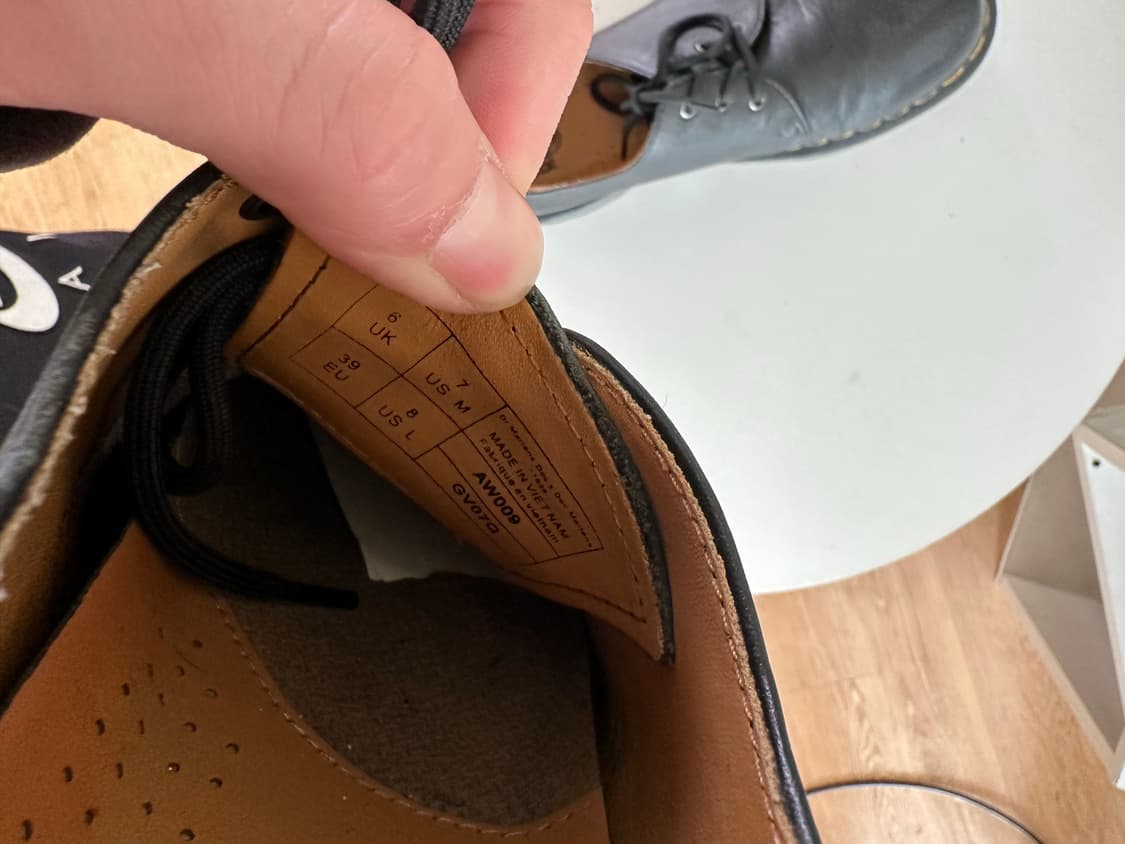 닥터마틴 1461 나파 블랙 250 상품이미지5