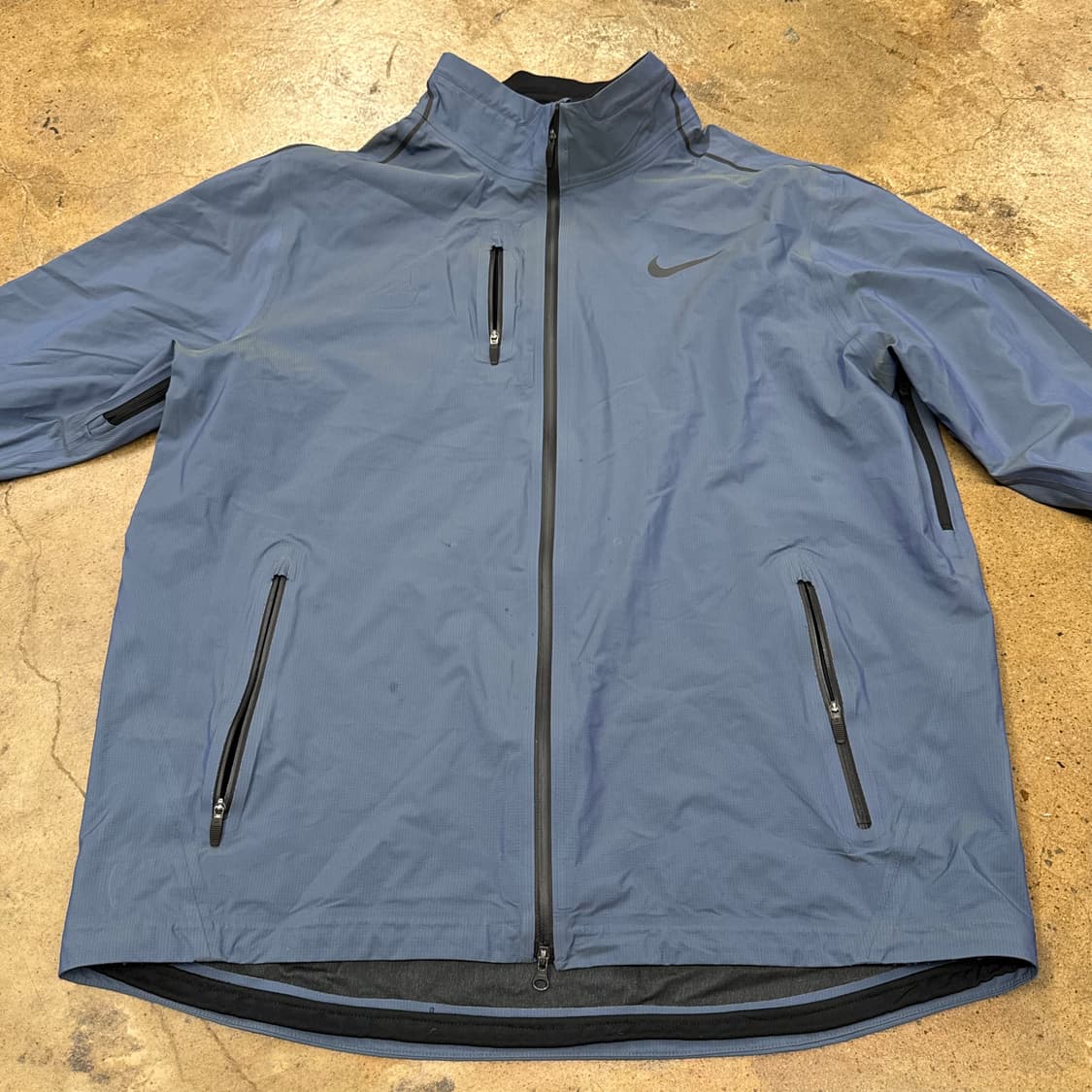 [정품/L] 나이키 블루 바람막이 자켓 b10 상품이미지3