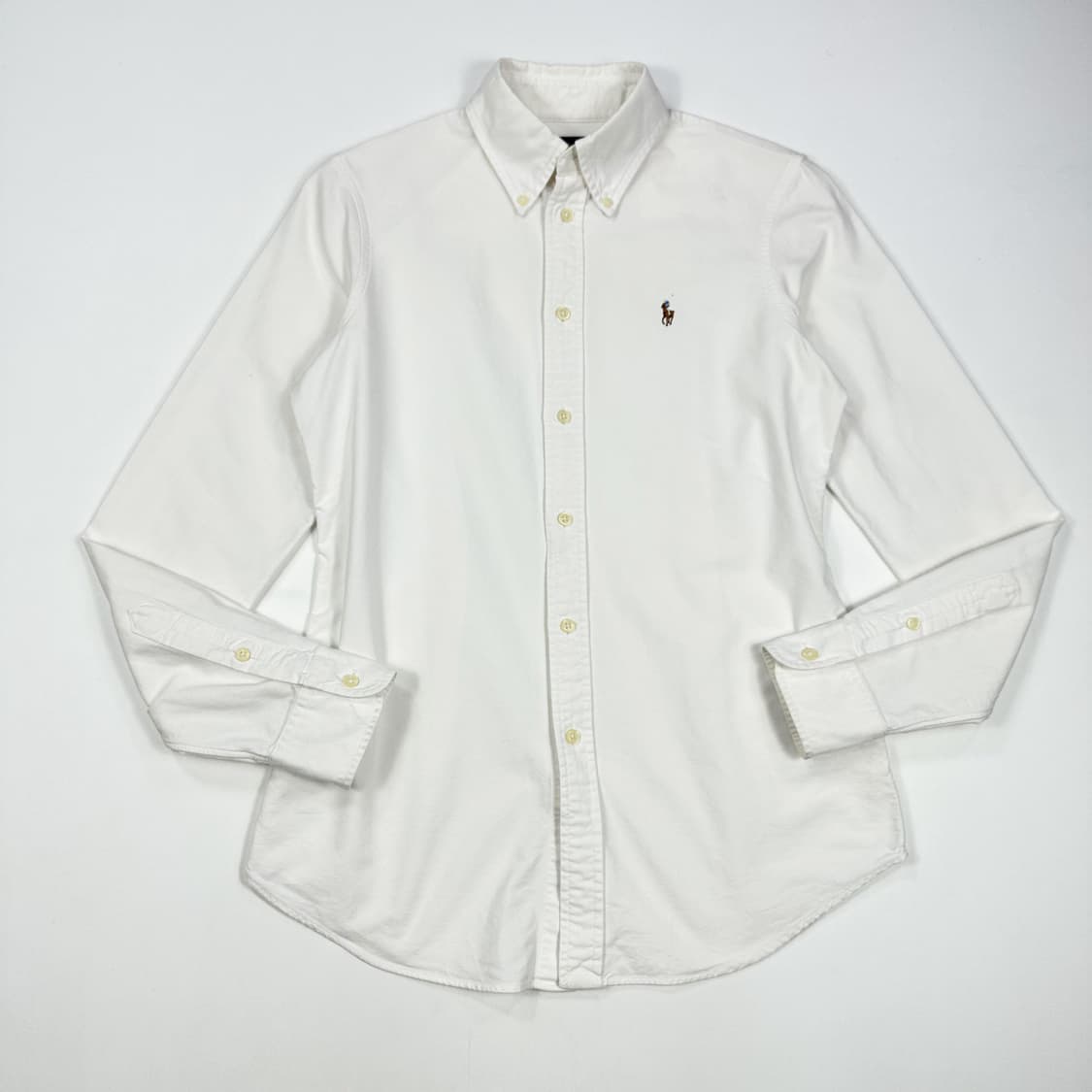폴로 랄프로렌 포니 커스텀핏 화이트 셔츠 (S 여성추천) 상품이미지2