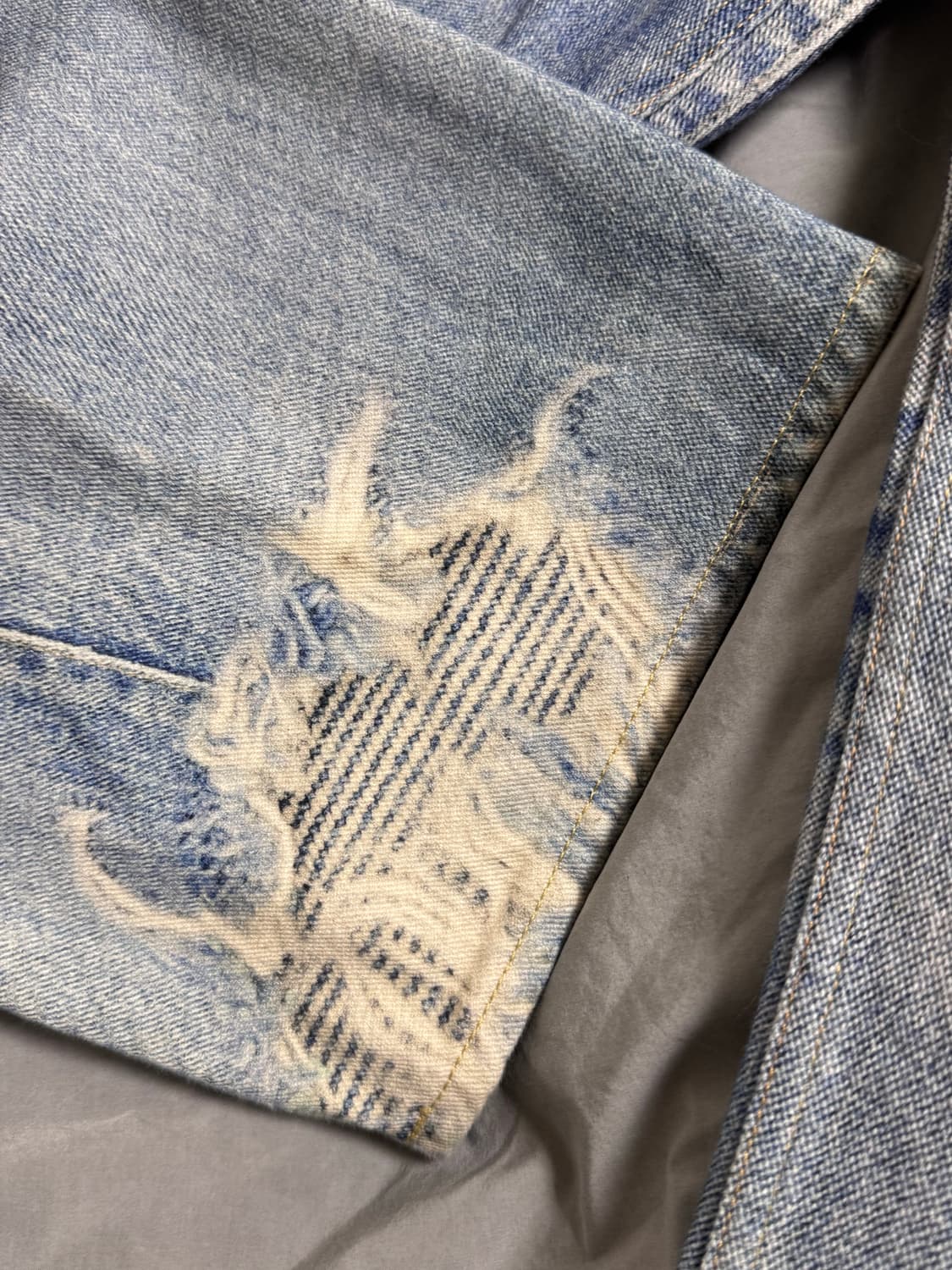 아워레거시 써드컷 디지털프린팅 데님 상품이미지3