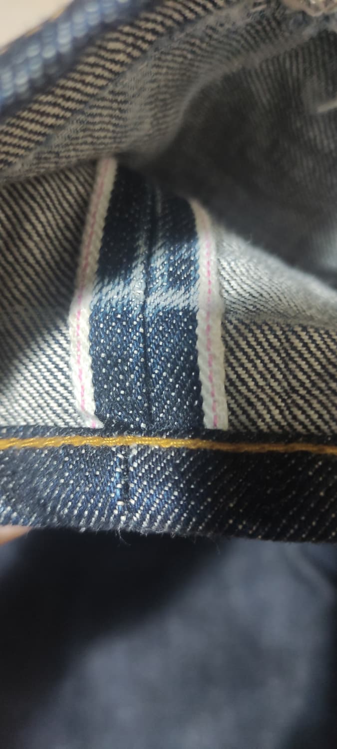 리오버 셀비지 허리 34사이즈 상품이미지7