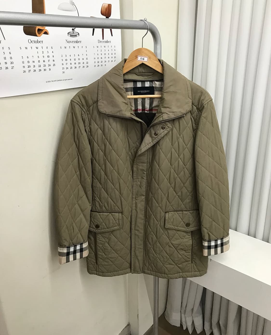 버버리 누빔 퀼팅 자켓 상품이미지1