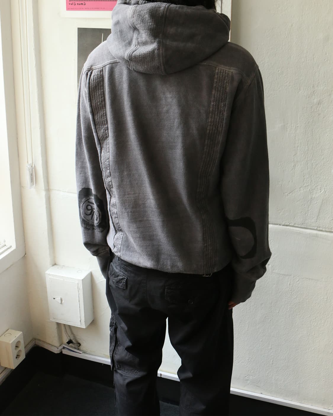 디젤 그레이 컬러 후디  상품이미지3