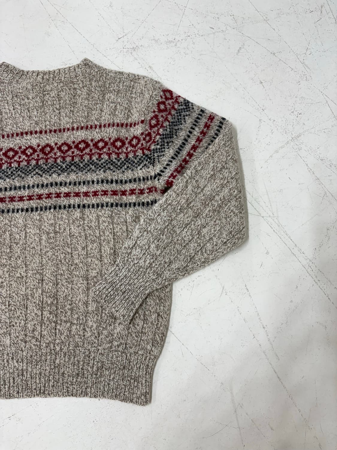 80’s LL Bean Nordic Wool Sweater 상품이미지7