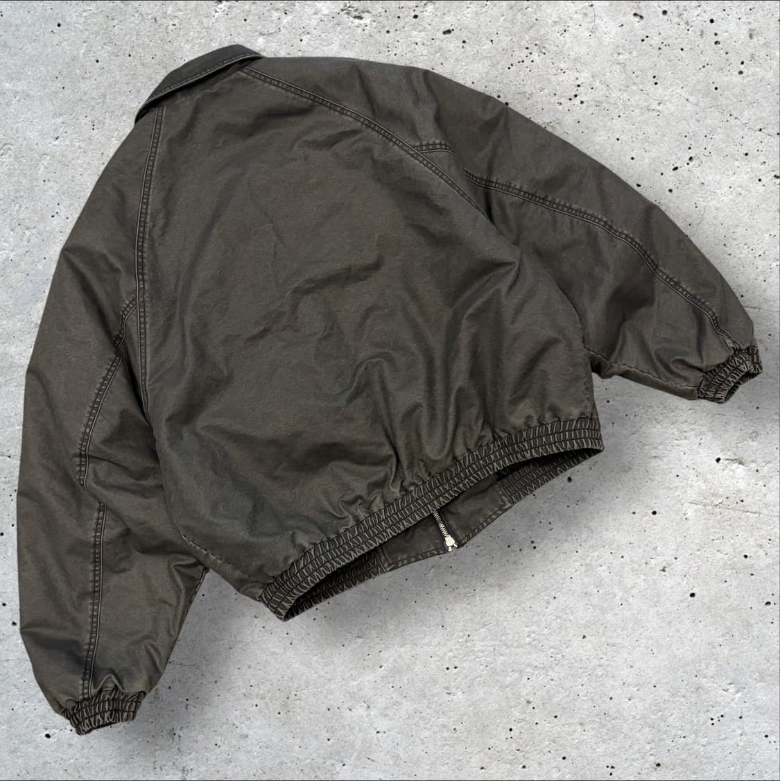 [M] MMIC 워크 누빔 워싱 자켓 카키색 D263 상품이미지2