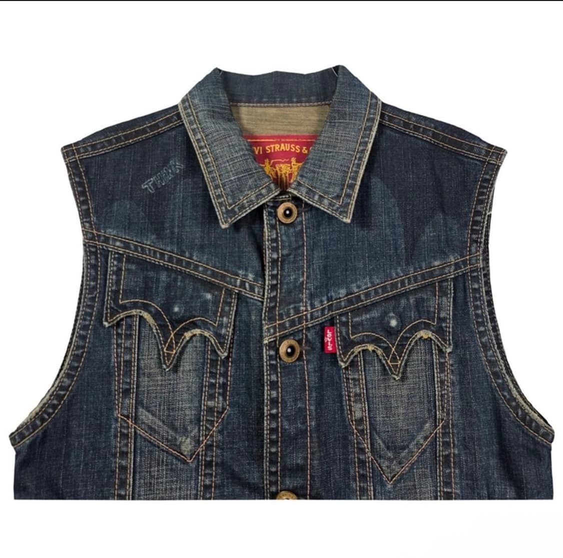리바이스 데님 조끼 L 상품이미지1