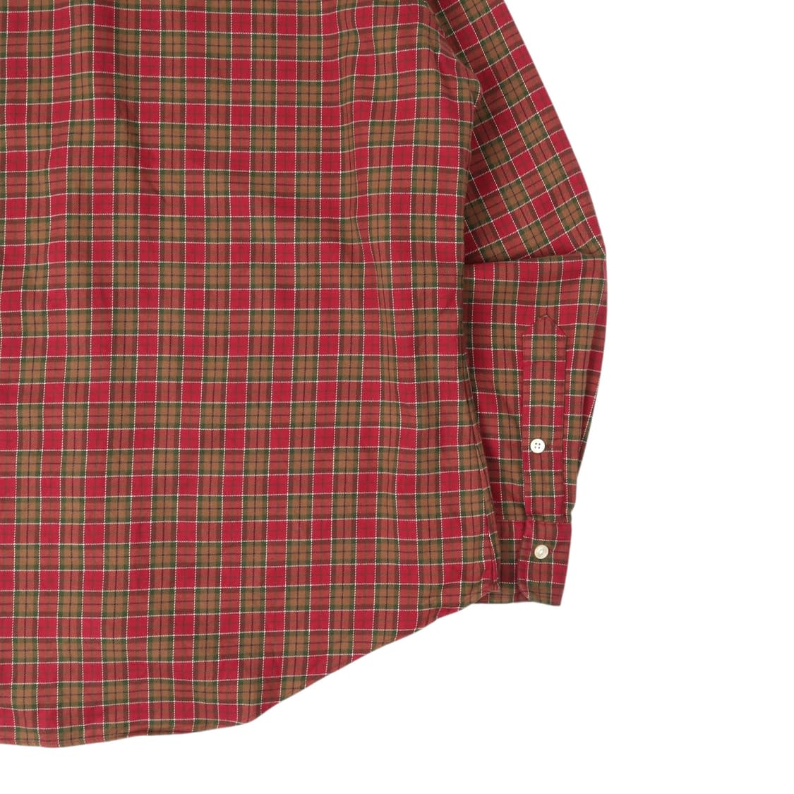 폴로 랄프로렌 레드 체크 트윌 코튼 포켓 셔츠 상품이미지7