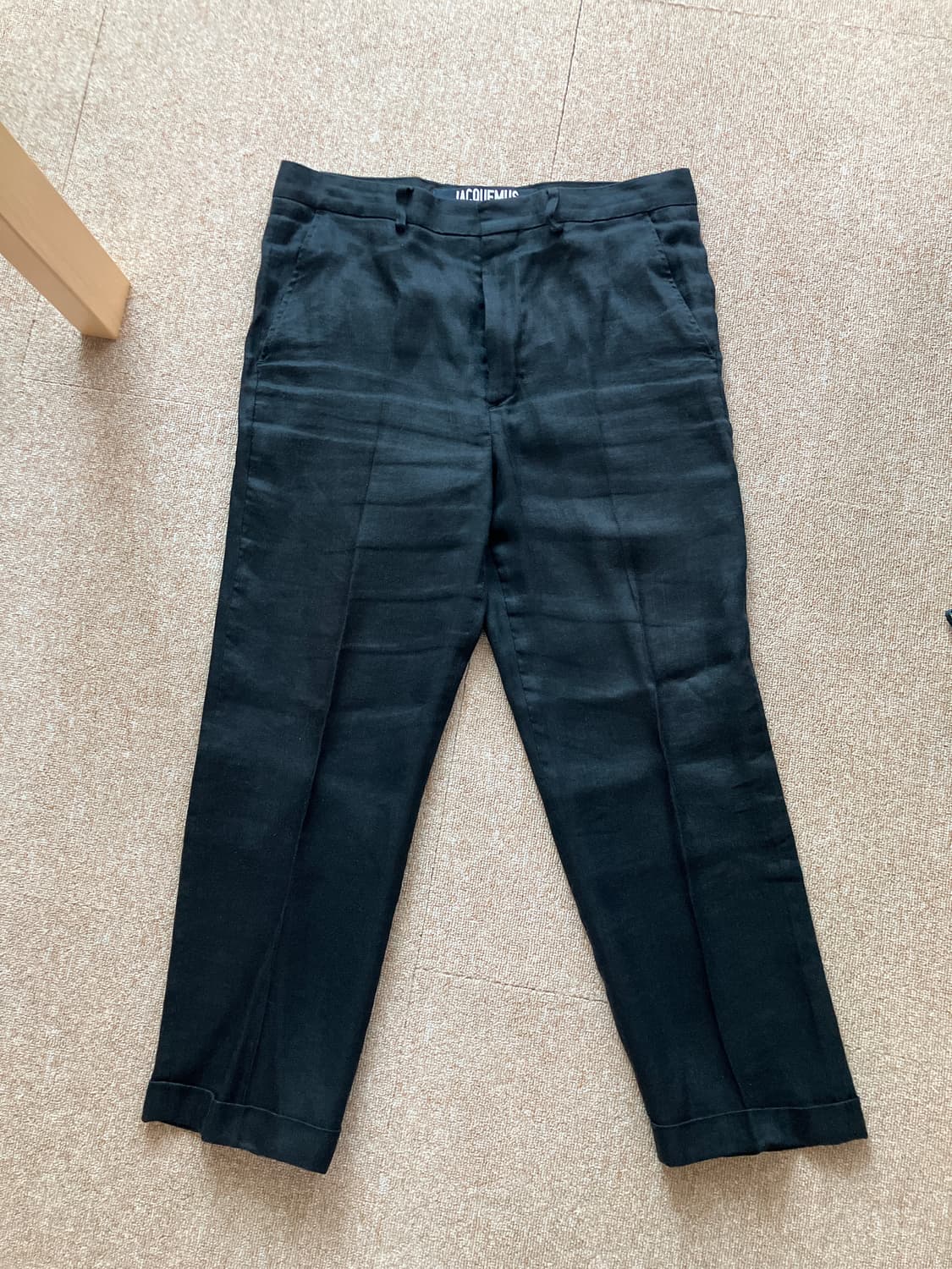 자크뮈스 jacquemus 블랙 슬랙스 팬츠 48 상품이미지1