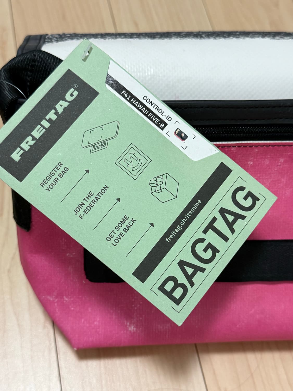 프라이탁 하와이파이브오 핫핑크 전사 상품이미지3