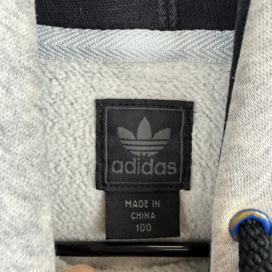 (100) 아디다스 올드스쿨 LA 후드 티 그레이 상품이미지6