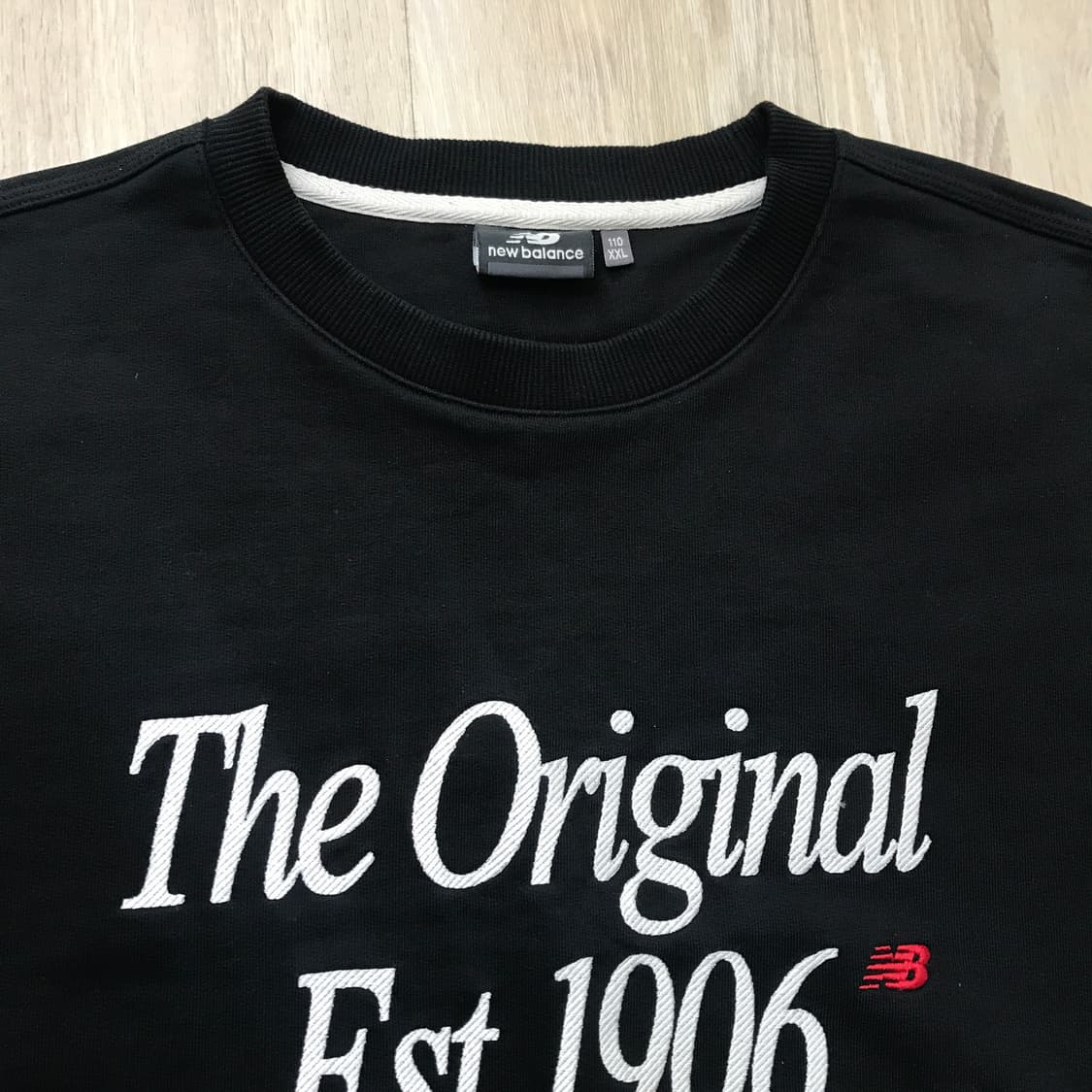 New Balance 뉴발란스 맨투맨 XXL 110사이즈 블랙 상품이미지5