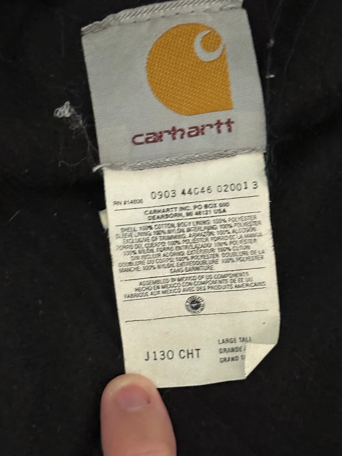 [L] 칼하트 J130 CHT 상품이미지8