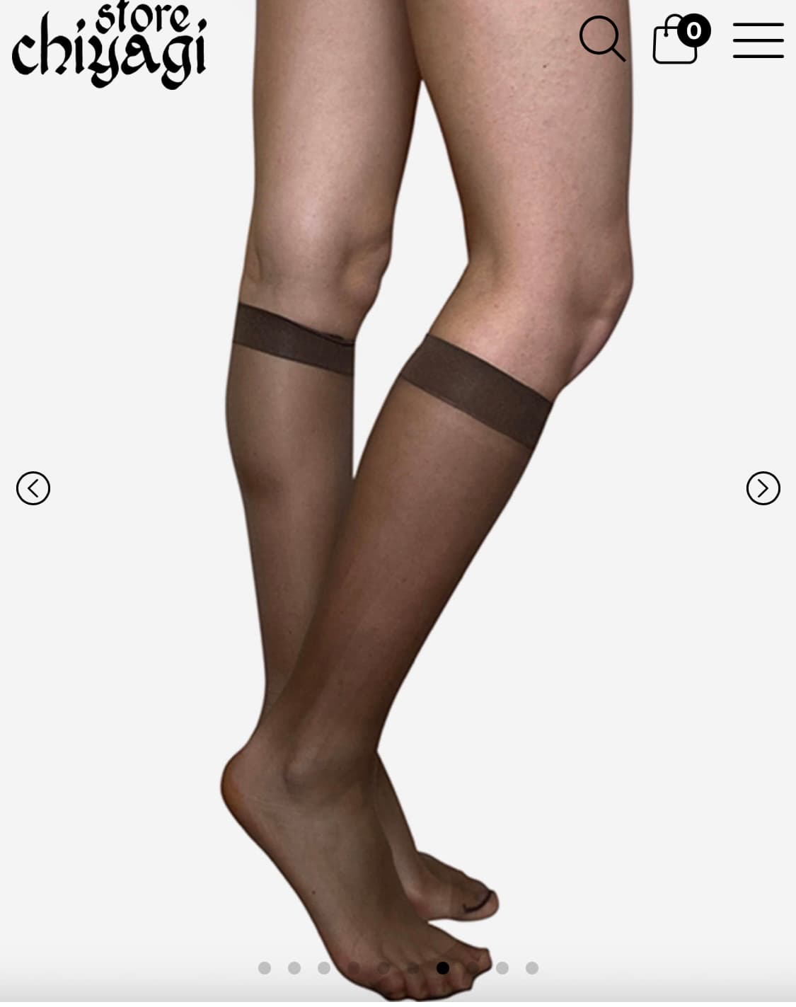 Chiyagi Sheer Lycra Spandex Knee-Hi  상품이미지4