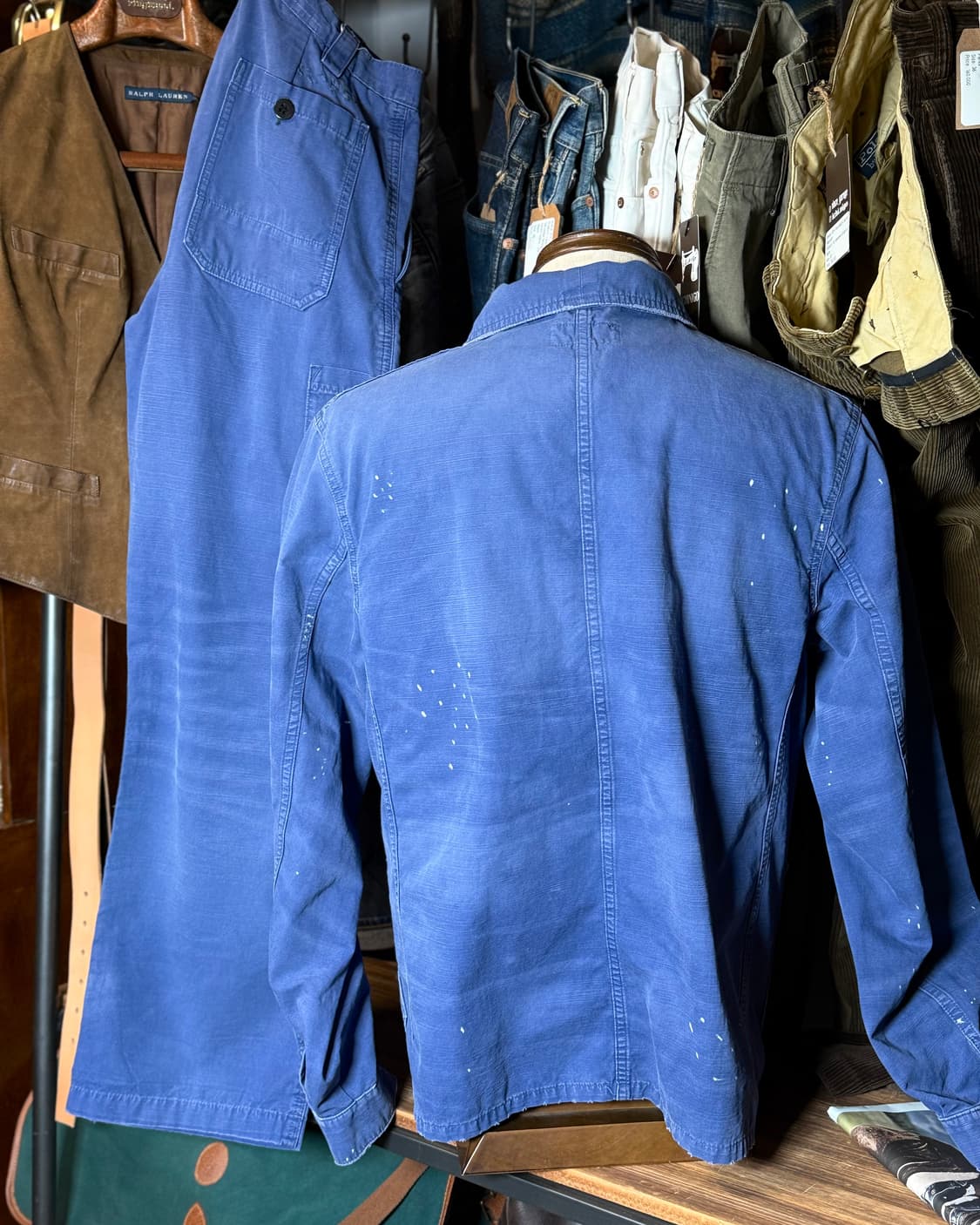 폴로 랄프로렌 디스트레스드 데님 초어 자켓 S 상품이미지10