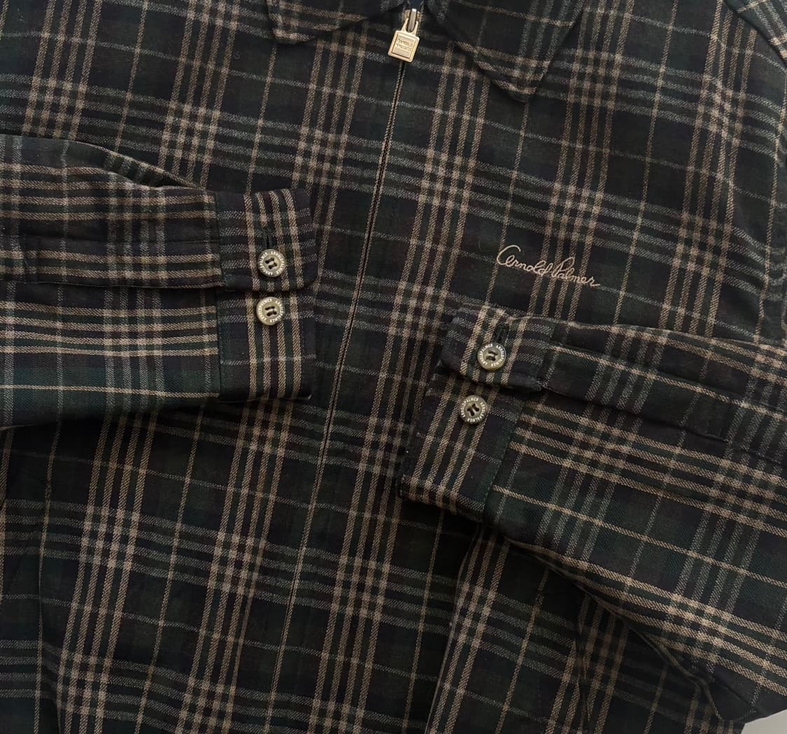 아놀드파머 체크 블루종 점퍼 상품이미지4