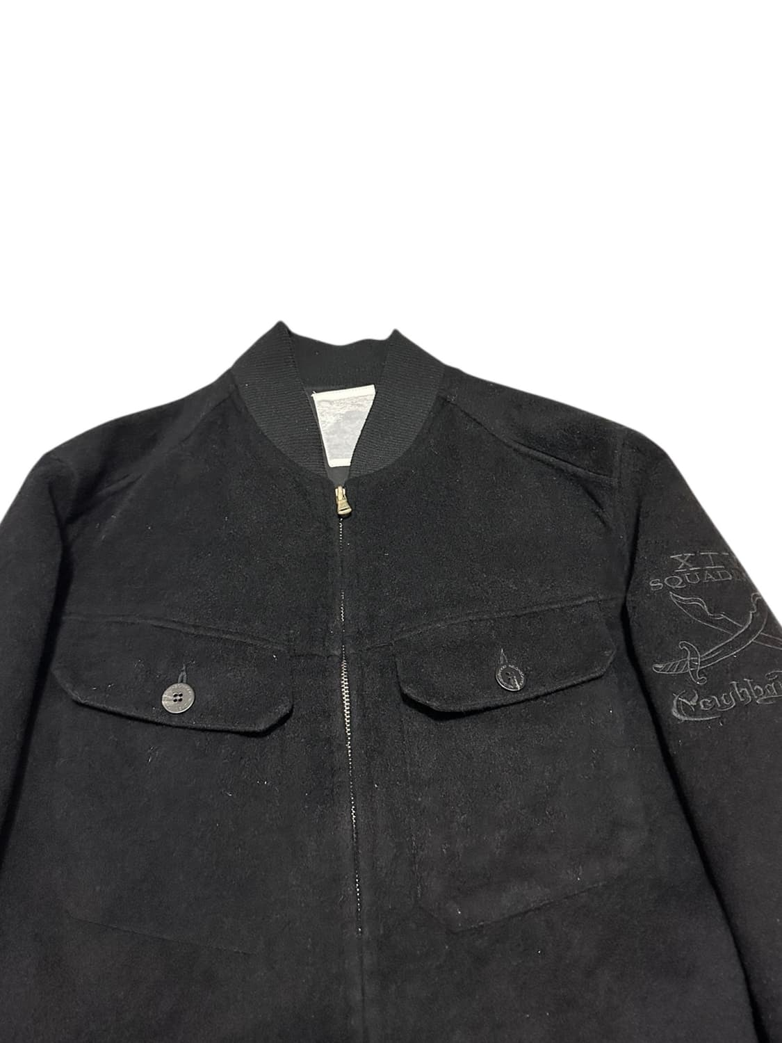 네이버후드 캐시미어 블루종 상품이미지2