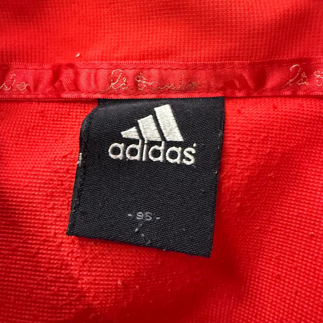 [정품/95] 아디다스 빨간색 삼선 트랙탑 져지 b17 상품이미지5