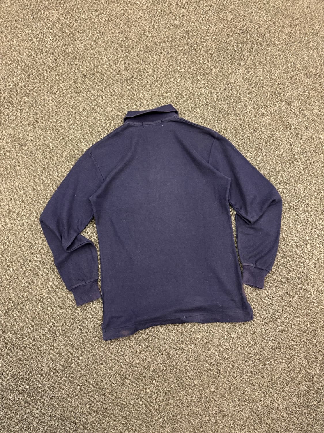 S)맥그리거 빈티지 네이비 롱슬리브 카라티 상품이미지6