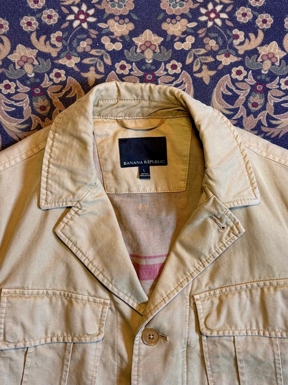 바나나 리퍼블릭 캔버스 사파리자켓  상품이미지2