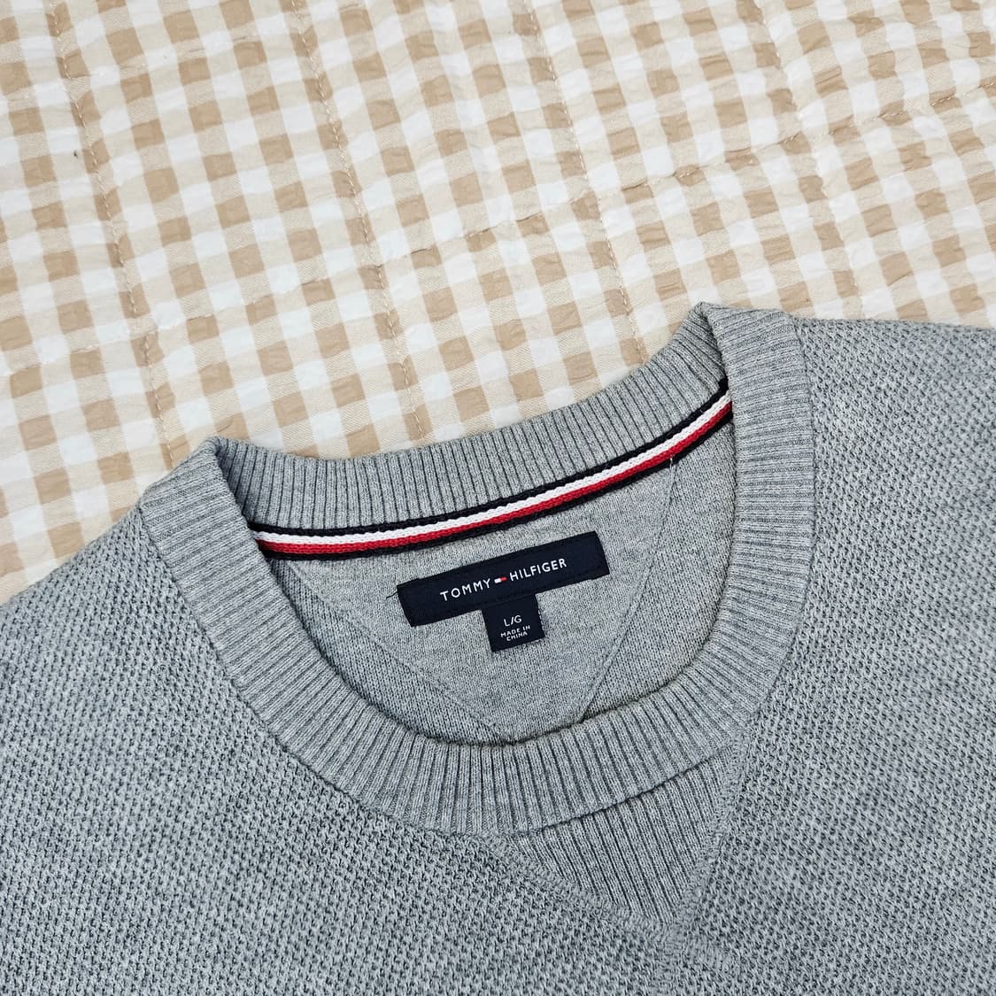 타미힐피거 긴소매 면니트 남자100 상품이미지2