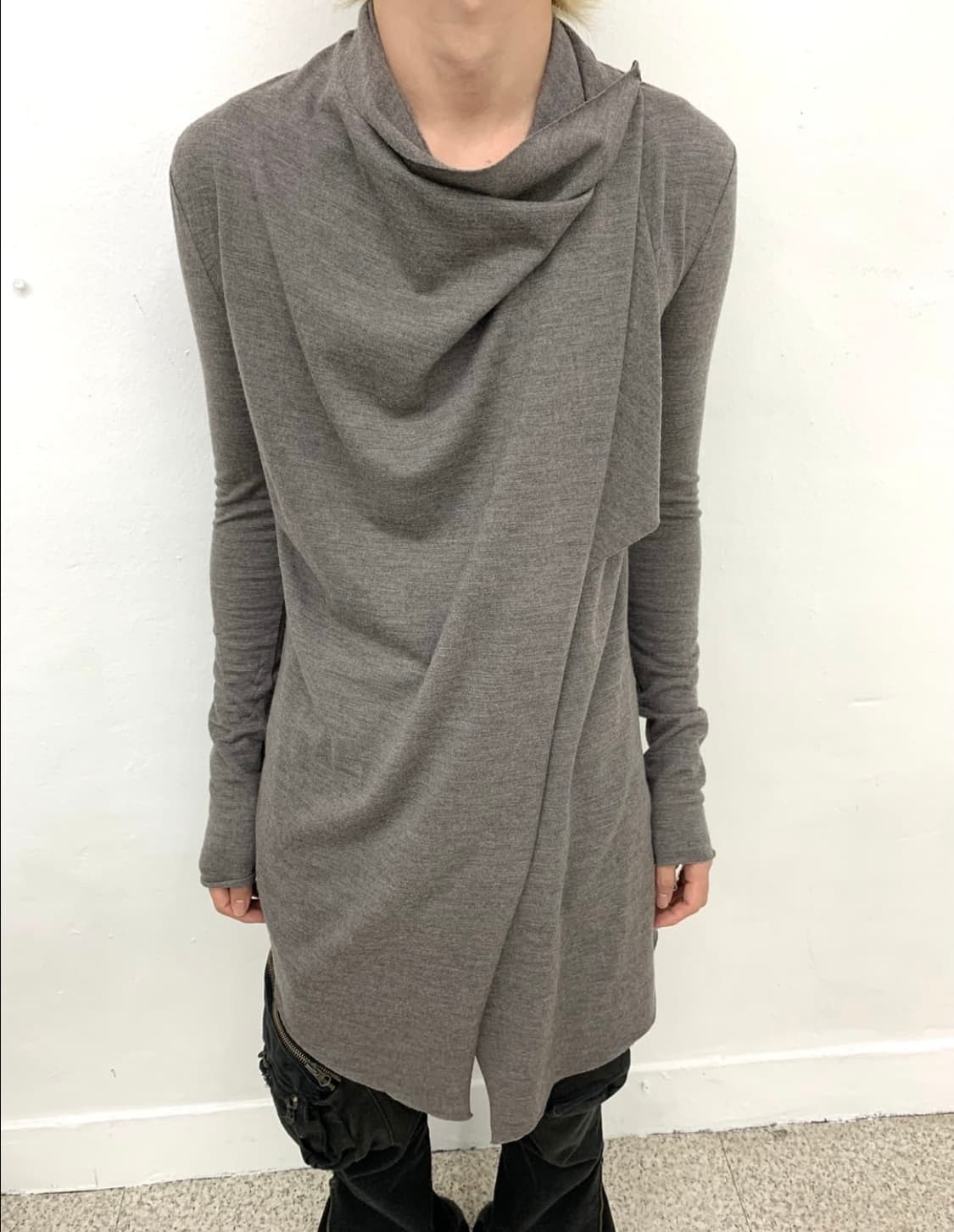 Helmut Lang draped wool cardigan 상품이미지3