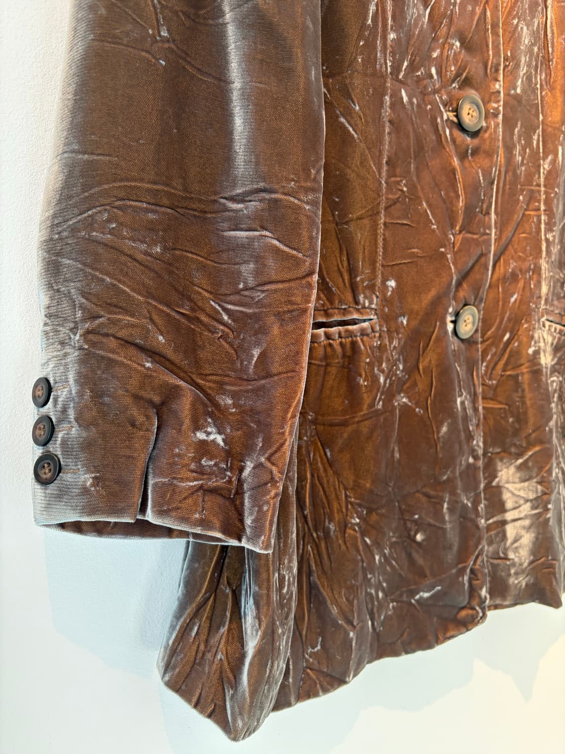 90s Krizia Poi velvet jacket 상품이미지4