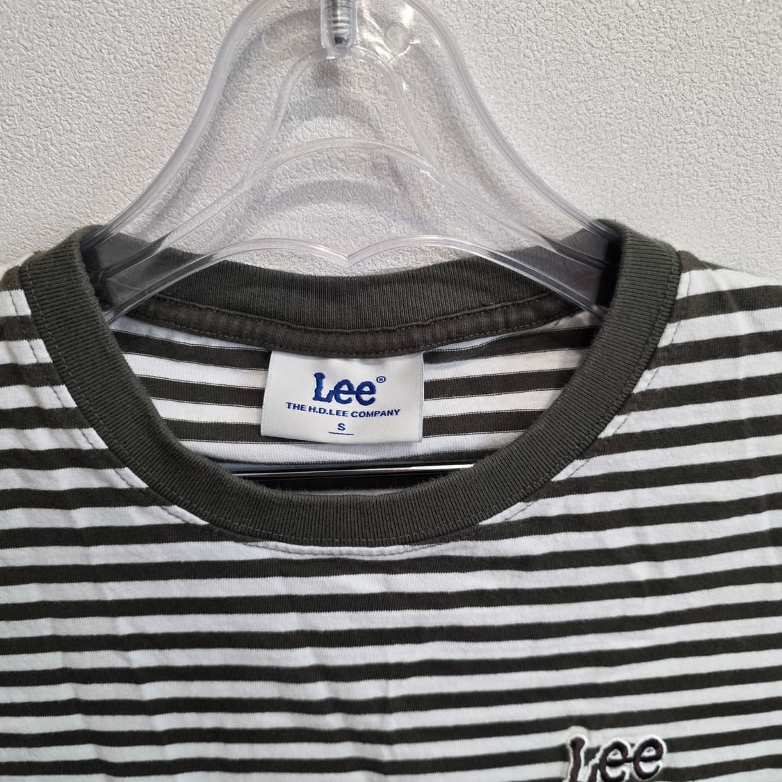 Lee 리 스트라이프 반팔 티셔츠 S 상품이미지8