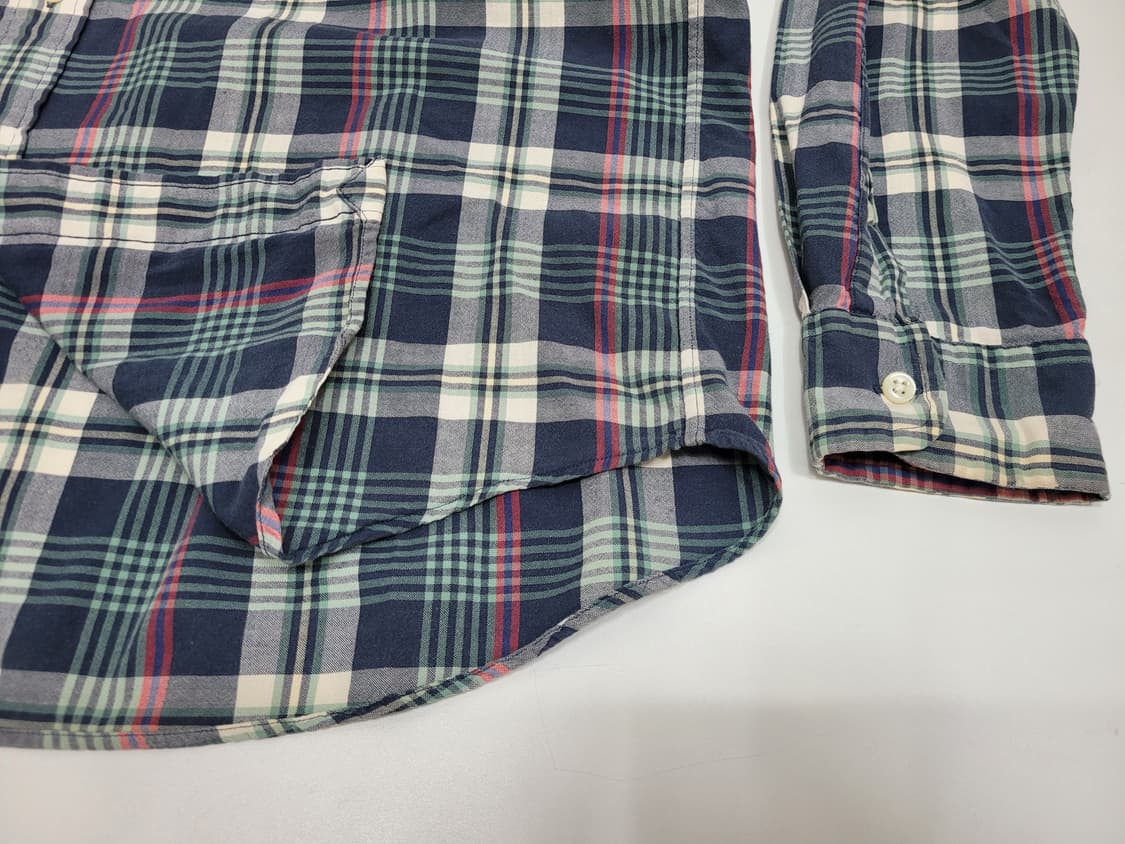 POLO 90S 폴로 랄프로렌 블레이크핏 타탄 체크 셔츠 / 남 M  상품이미지5