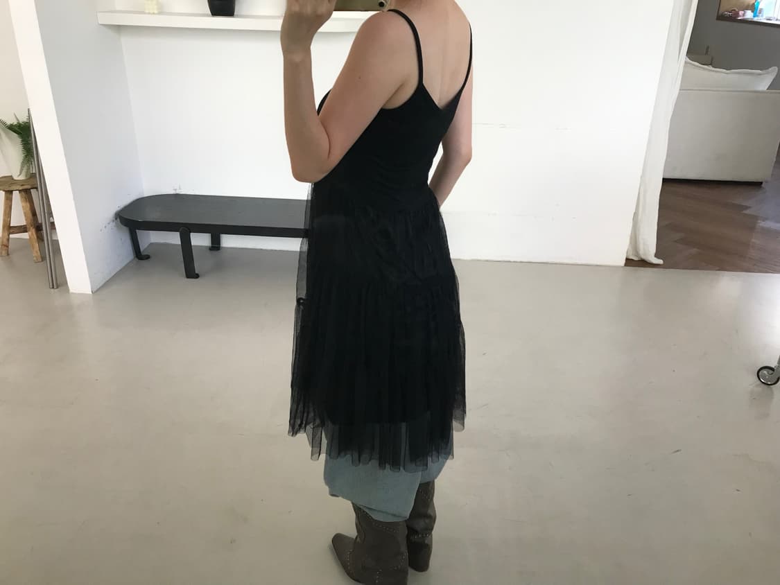 vintage black sha one-piece 상품이미지5
