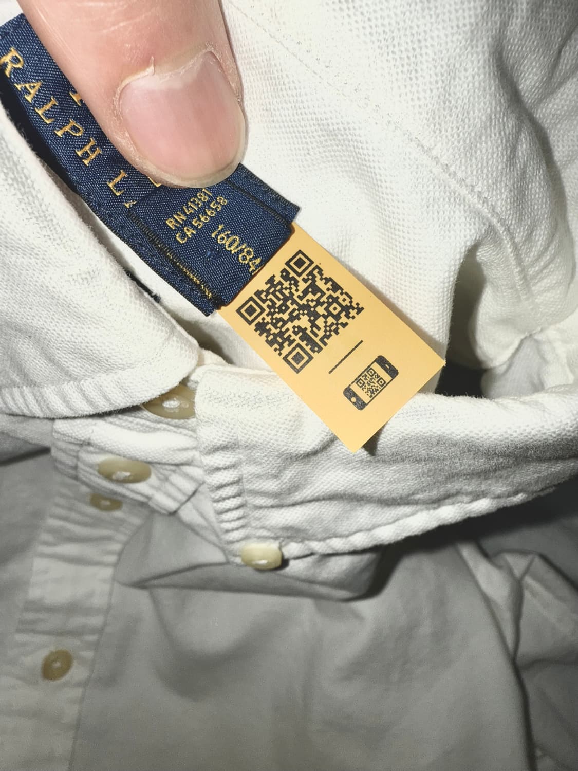 폴로 랄프로렌 화이트 셔츠 S  상품이미지8