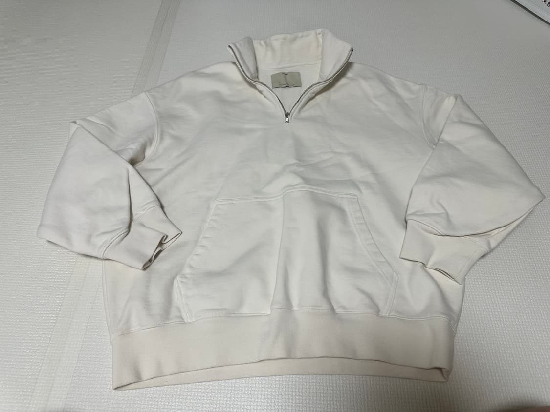 포터리 반집업 화이트 2사이즈 상품이미지2