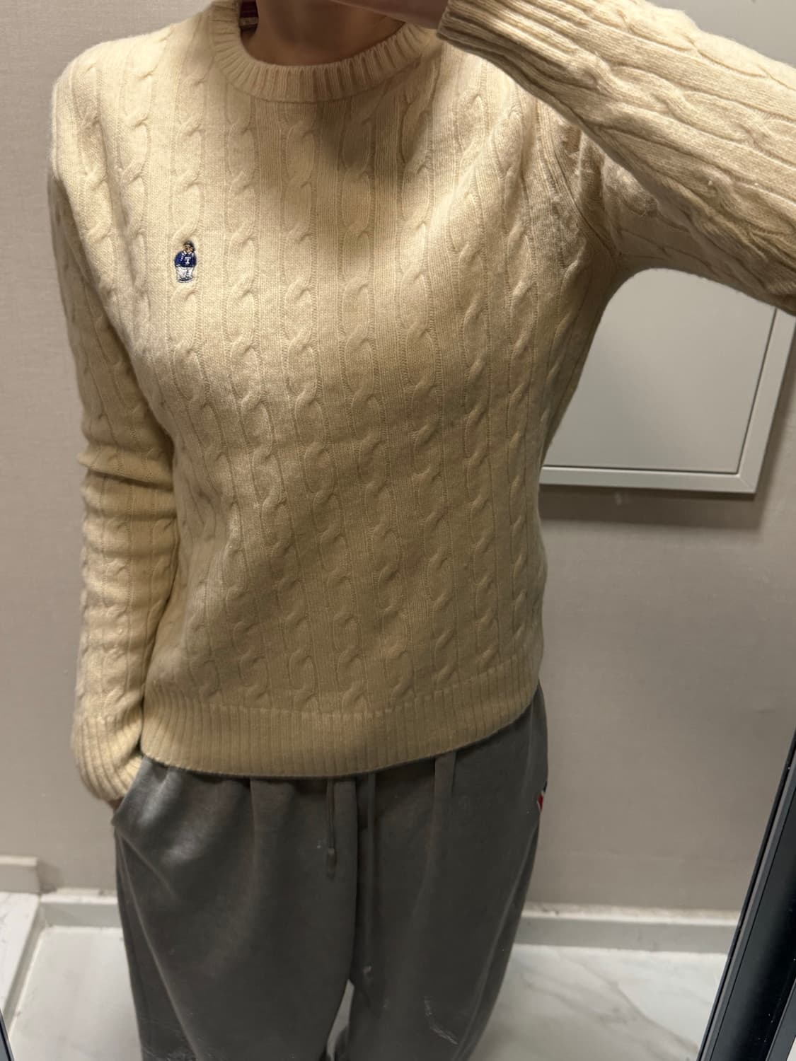 티니위니 아이보리 니트 m 상품이미지1