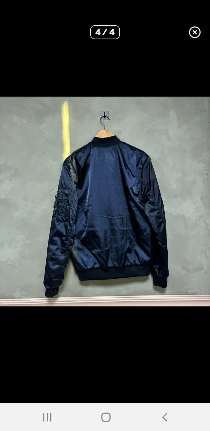 아디다스 MA1 봄버 바시티자켓 네이비 상품이미지3