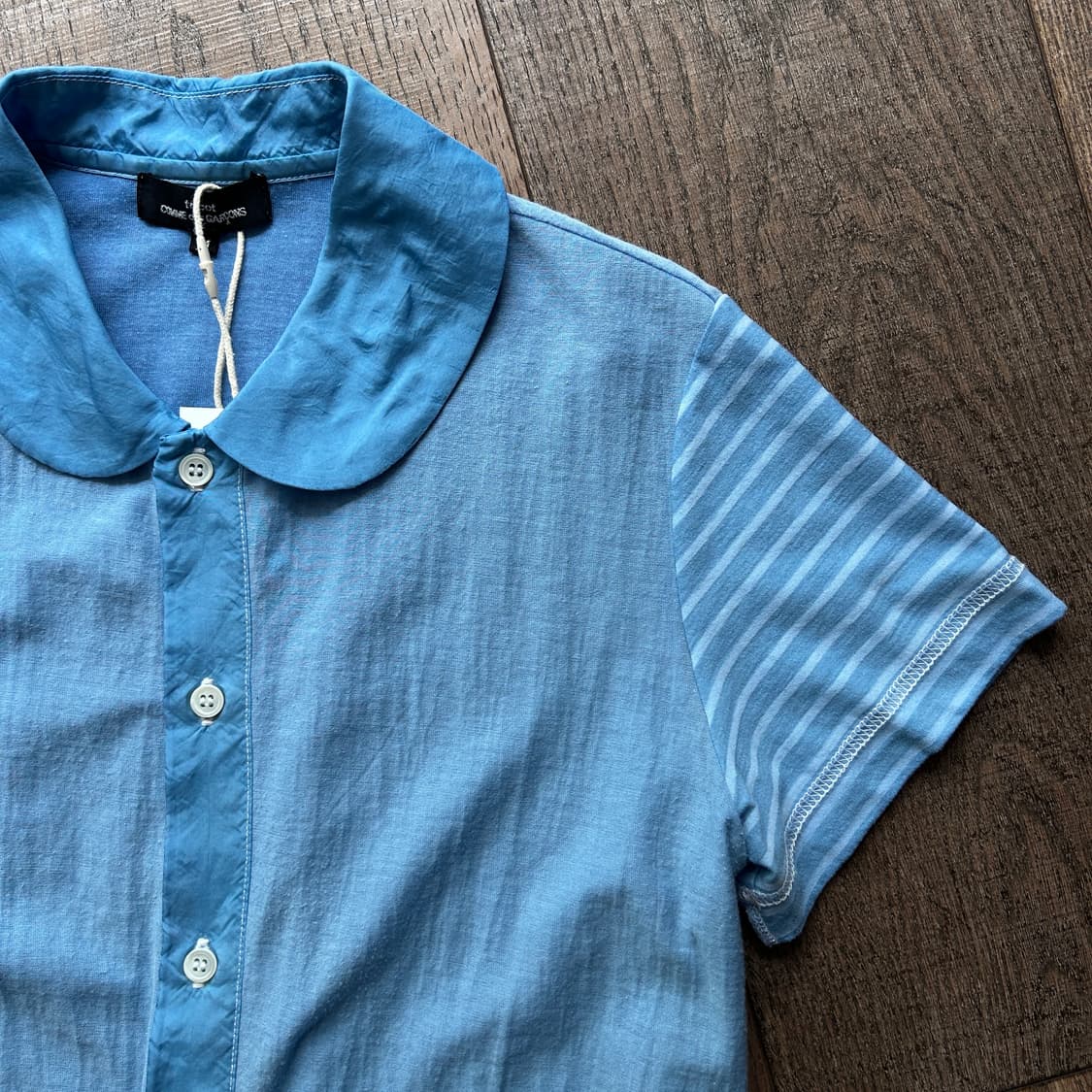 Blue Stripe Cardigan Blouse 상품이미지4