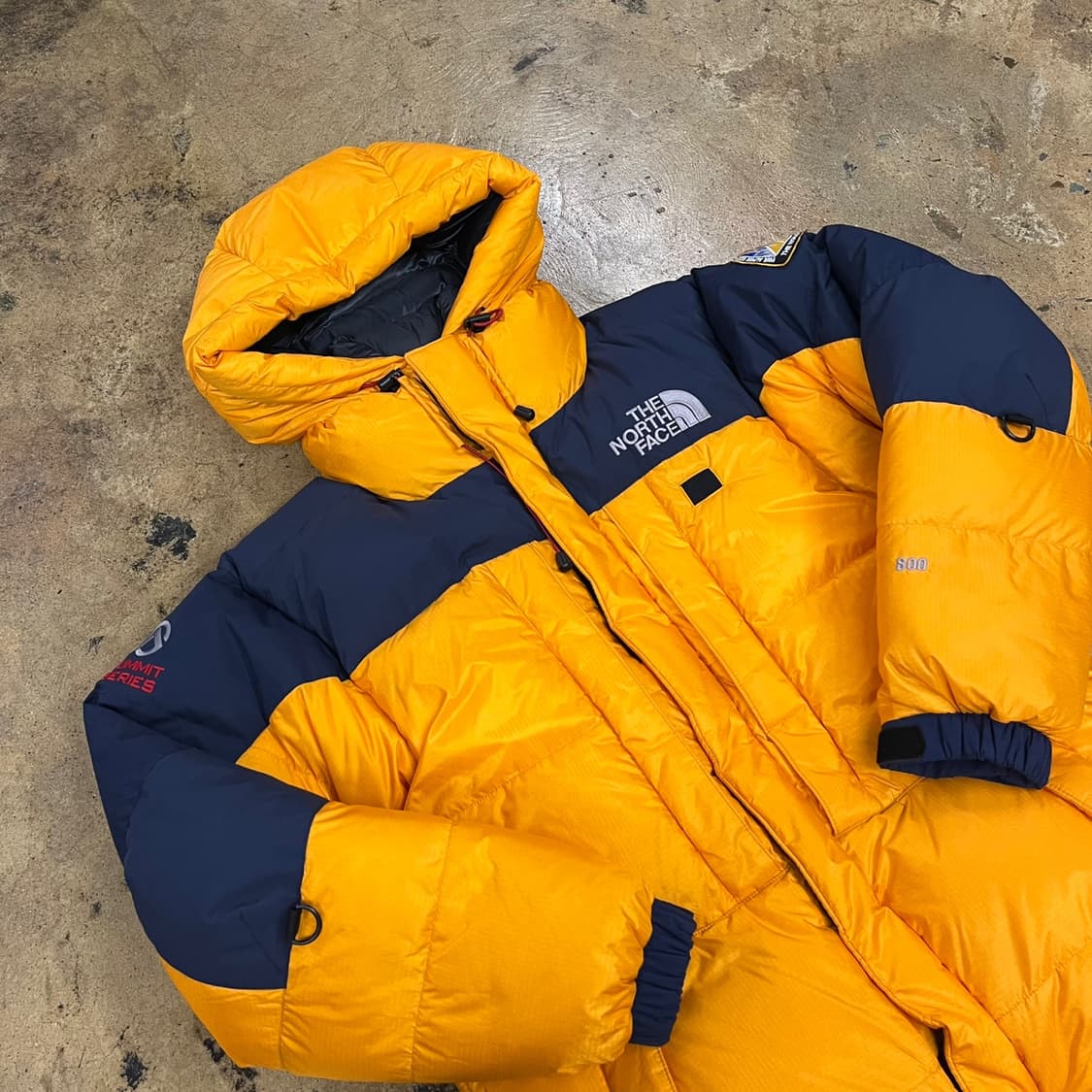 [정품/M] 노스페이스 써밋 600 옐로우 패딩 자켓 b10 상품이미지1