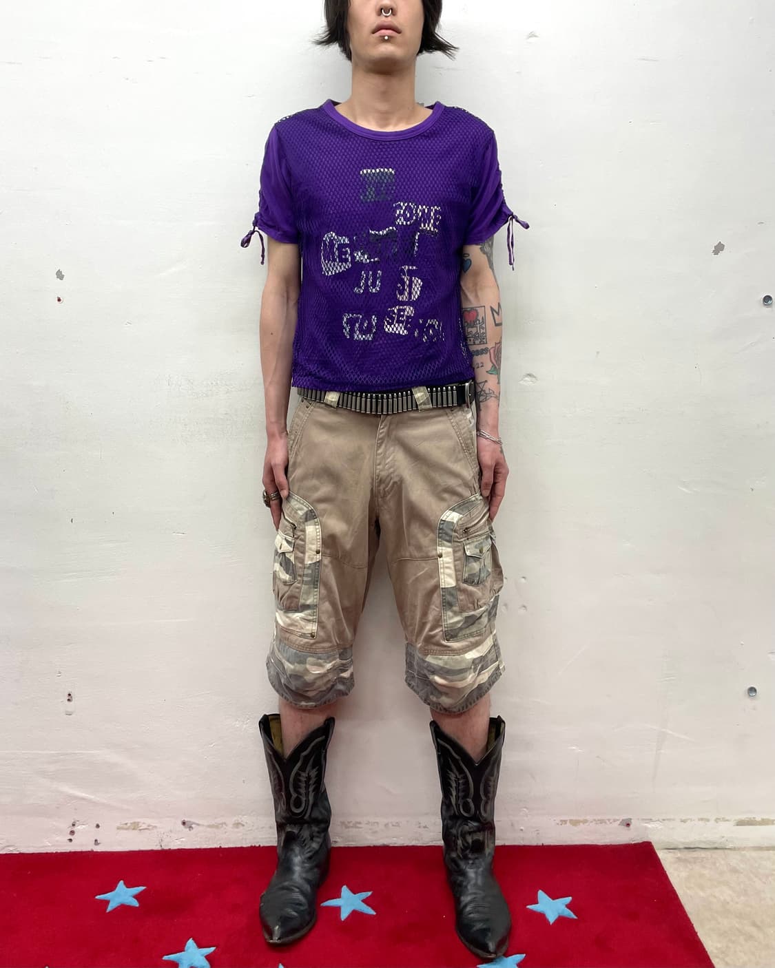 Purple Layering Strap T-Shirt 상품이미지6
